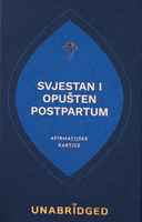 Afirmacijske kartice svjestan i opušten postpartum