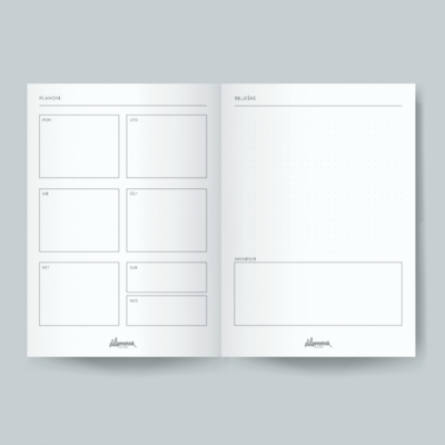 Dilemma bilježnica blossom notes a52