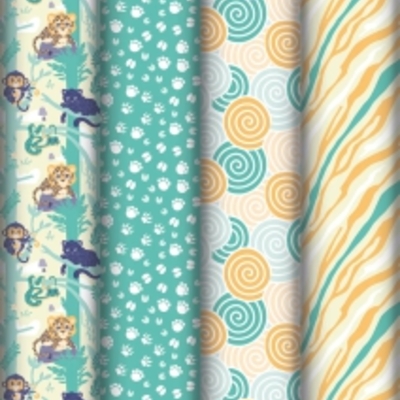 Clairefontaine omotni papir jungle 2x0,7m