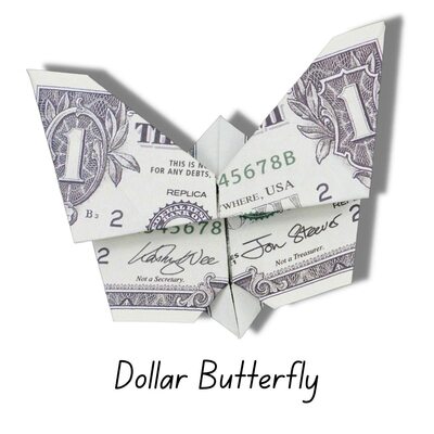 Origami lažni dolari4