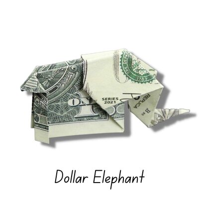 Origami lažni dolari3