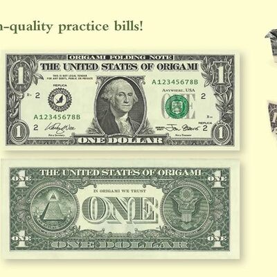 Origami lažni dolari2