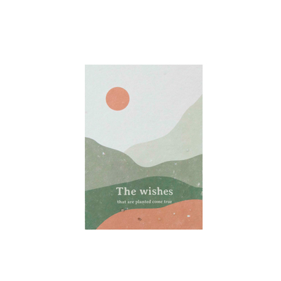 Resetea čestitka za uzgoj sobne biljke the wishes that are planted come true