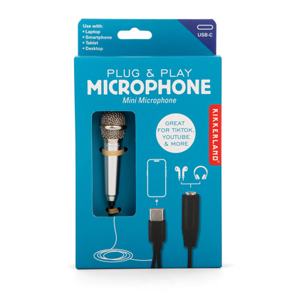 Kikkerland mikrofon plug & play
