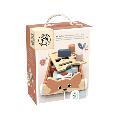 Speedy monkey drvena igra fox blocks