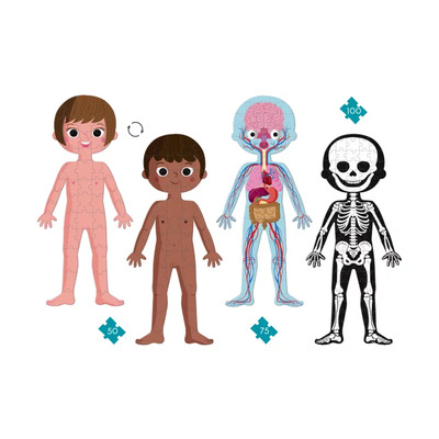 Janod edukativne puzzle ljudsko tijelo 1