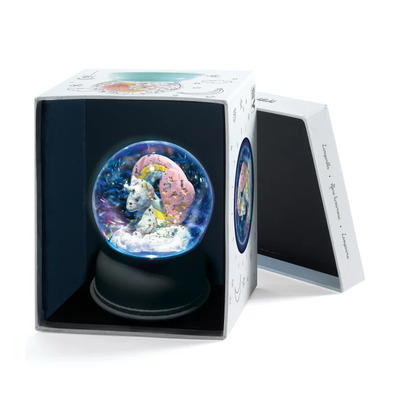 Djeco noćna lampa snježna kugla jednorog 2