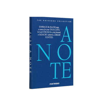 Printworks bilježnica just a note 19x23cm plava