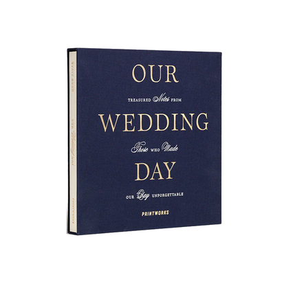 Printworks knjiga gostiju our wedding day