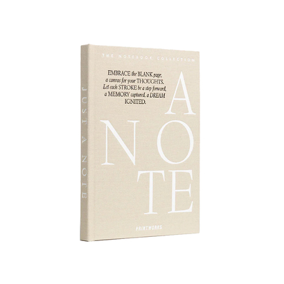 Printworks bilježnica just a note 19x23cm bež