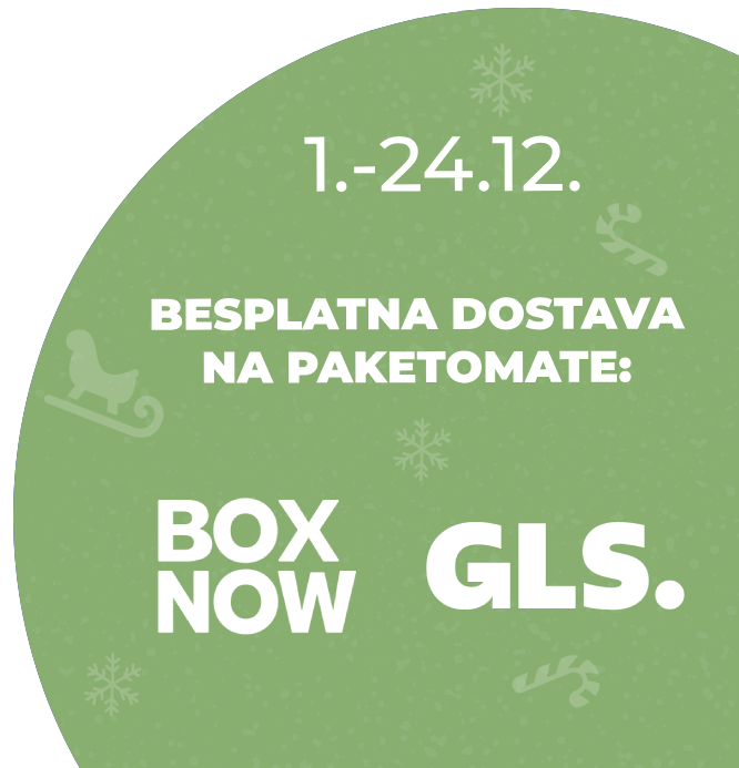 Besplatna dostava na box now i gls paketomate - prosinac 2025