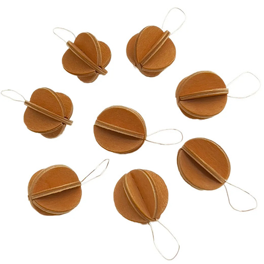 Lovi mini kuglice cinnamn smeđe 1,7cm 8 kom