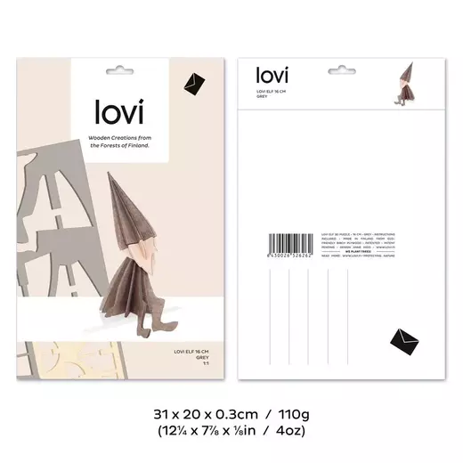 Lovi vilenjak sivi 8cm3