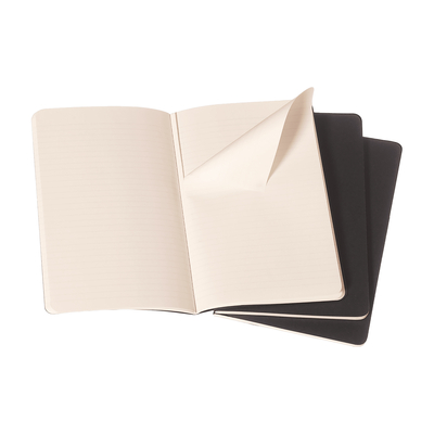 Moleskine bilježnica cahier crte crna 3 kom 1