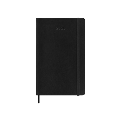 Moleskine planer dnevni meke korice 13x21 cm crni 2026