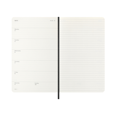 Moleskine planer dnevni meke korice 13x21 cm crni 2026 3