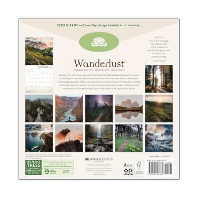 Wanderlust kalendar 2026 1