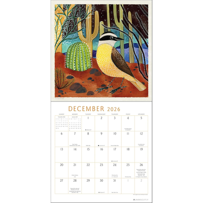 Feathered friends kalendar 2026 4