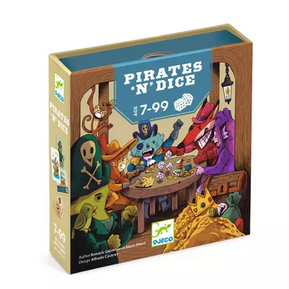 Djeco društvena igra s kockom pirati