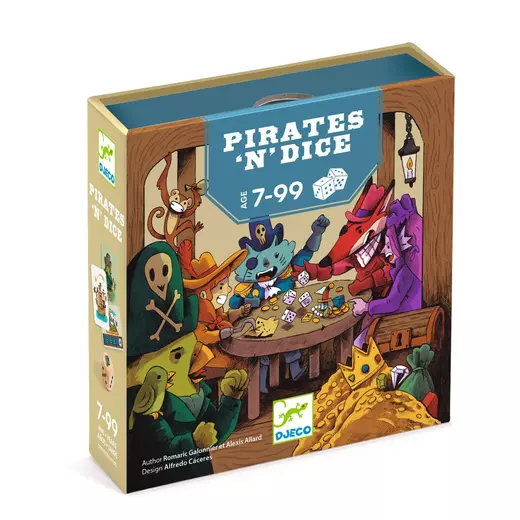 Djeco društvena igra s kockom pirati