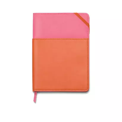 Designworks ink vegan leather dnevnik pink