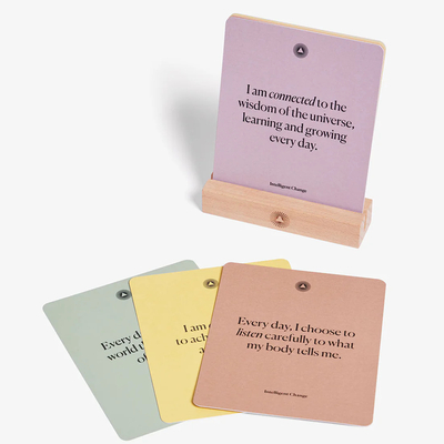Mindful affirmations cards for chakra balancing 3
