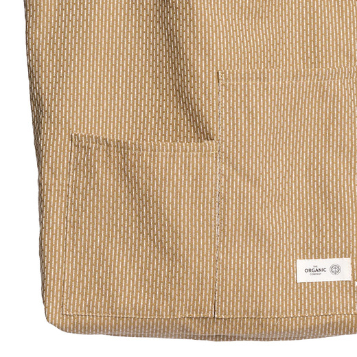 The organic company pique tote torba khaki stone 2