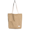 The organic company pique tote torba khaki stone