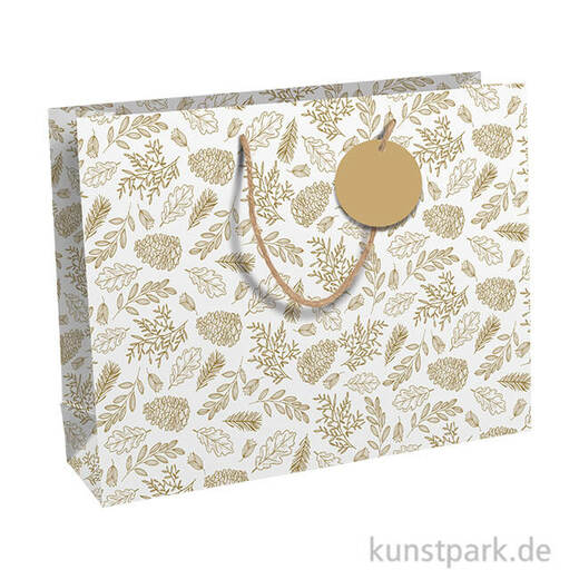 Clairefontaine poklon vrećica kraft šuma 37,3x11,8x27,5cm
