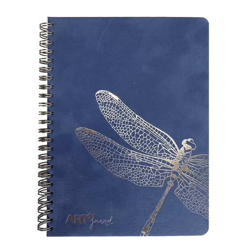 Art+ journal spiralni uvez u pamučnoj vrećici svijetlo plavi