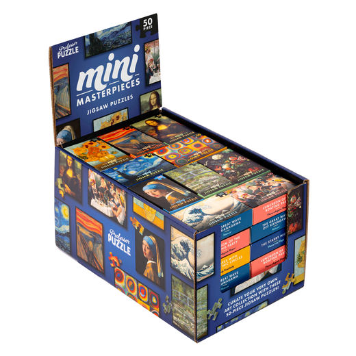 Professor puzzle slagalica mini masterpieces mix 1 kom