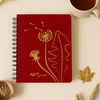 Art+ journal spiralni uvez u pamučnoj vrećici crveni 1