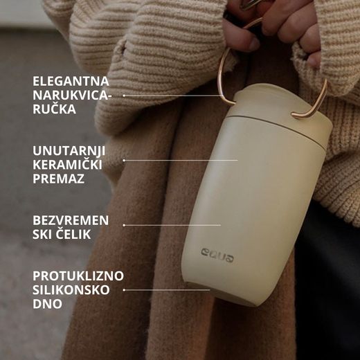Equa termos šalica grey 300ml 1