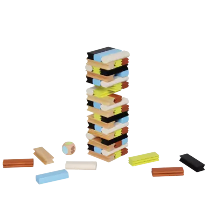 Blue ribbon tumbling tower mix