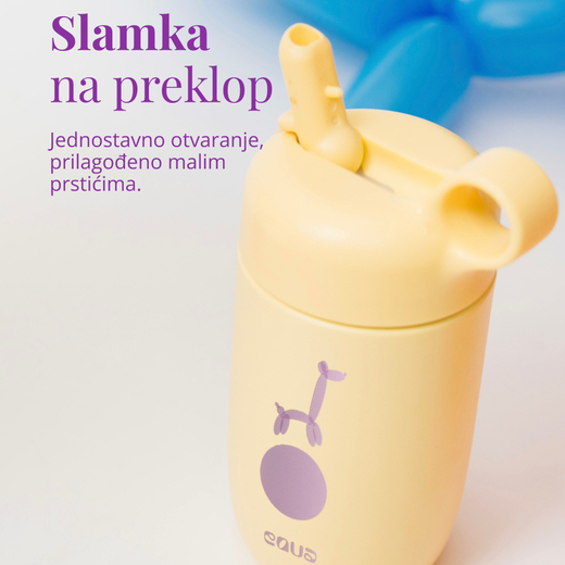 Equa dječja boca sa slamkom giraffe 400ml 1
