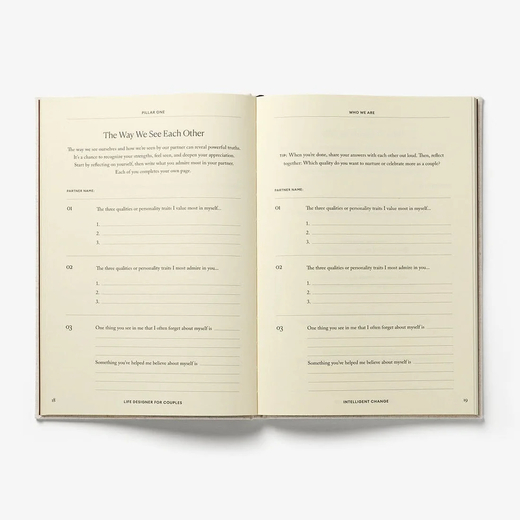 Life designer journal for couples 2
