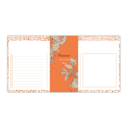 Clairefontaine tjedni planer jardin 24x12cm
