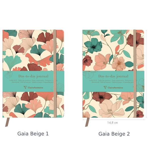 Clairefontaine dnevnik day to day gaia beige a5 3