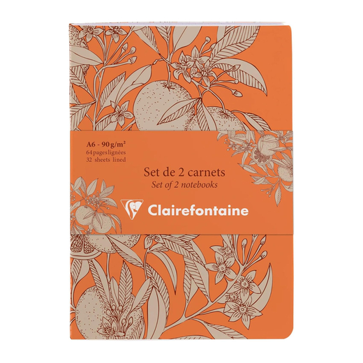 Clairefontaine bilježnica jardin a6 set 2kom 1