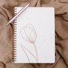 Clairefontaine bilježnica a5 spiralni uvez tulip 1