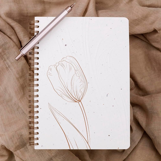 Clairefontaine bilježnica a5 spiralni uvez tulip 1