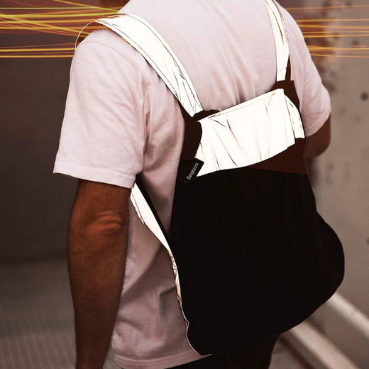 Notabag torba ruksak reflective black 4
