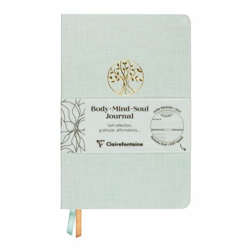 Clairefontaine dnevnik inspire body mind soul 14x21cm