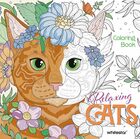 Relaxing cats coloring book