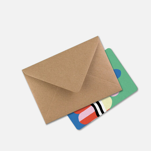 Papier tigre čestitka a6 s kuvertom merci ice 3