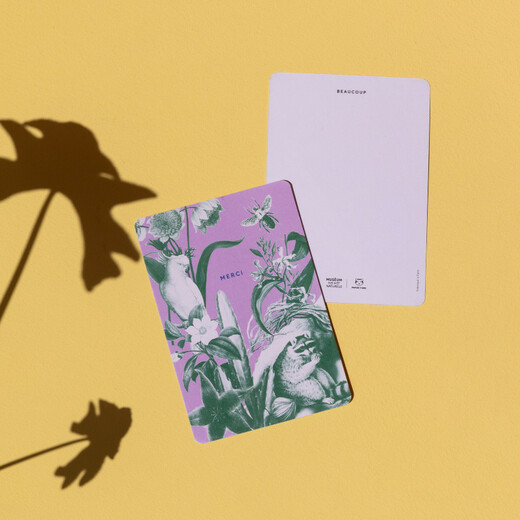 Papier tigre čestitka a6 s kuvertom perroquet 1