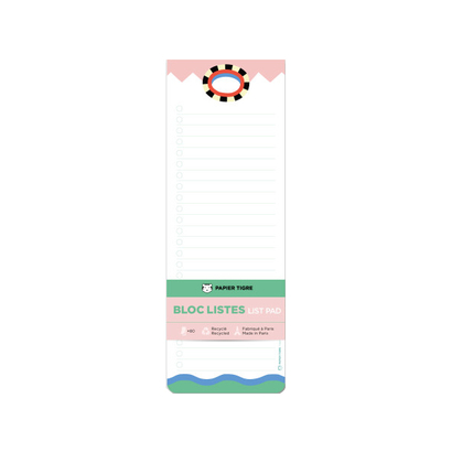 Papier tigre blok to do list bold pool