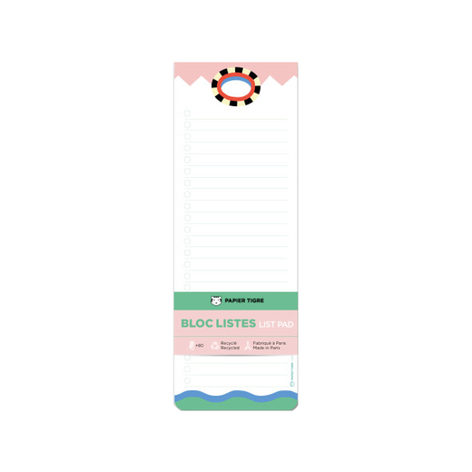 Papier tigre blok to do list bold pool