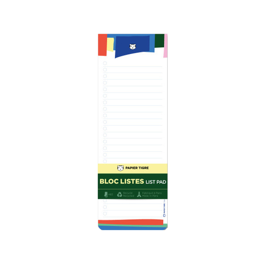 Papier tigre blok to do list bold tile
