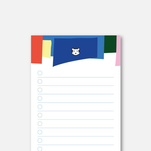 Papier tigre blok to do list bold tile 1